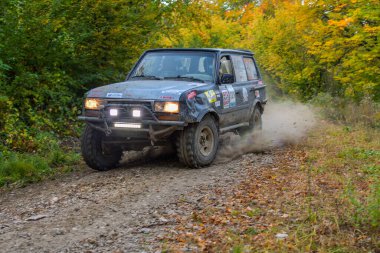 Harghita Bai, Miercurea Ciuc, ROMANIA 10-11 Ağustos: HARGHITA TROPHY 2018 Bilinmeyen Yarışmacı Romanya Off-Road Şampiyonası 'nın en uzun günü.