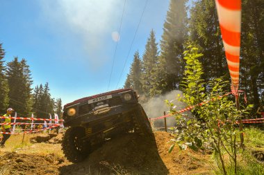 Harghita Bai, Miercurea Ciuc, ROMANIA 10-11 Ağustos: HARGHITA TROPHY 2018 Bilinmeyen Yarışmacı Romanya Off-Road Şampiyonası 'nın en uzun günü.