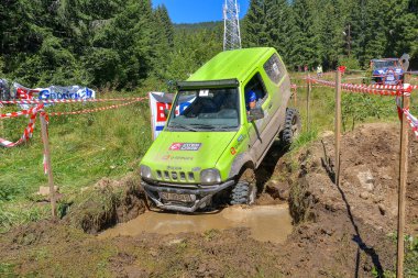 Harghita Bai, Miercurea Ciuc, ROMANIA 10-11 Ağustos: HARGHITA TROPHY 2018 Bilinmeyen Yarışmacı Romanya Off-Road Şampiyonası 'nın en uzun günü.