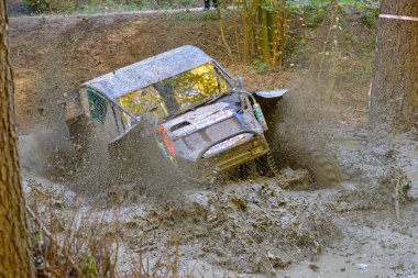 Harghita Bai, Miercurea Ciuc, ROMANIA 10-11 Ağustos: HARGHITA TROPHY 2018 Bilinmeyen Yarışmacı Romanya Off-Road Şampiyonası 'nın en uzun günü.