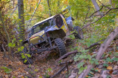 Harghita Bai, Miercurea Ciuc, ROMANIA 10-11 Ağustos: HARGHITA TROPHY 2018 Bilinmeyen Yarışmacı Romanya Off-Road Şampiyonası 'nın en uzun günü.