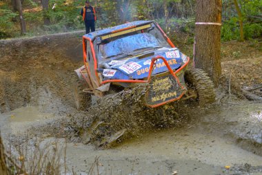Harghita Bai, Miercurea Ciuc, ROMANIA 10-11 Ağustos: HARGHITA TROPHY 2018 Bilinmeyen Yarışmacı Romanya Off-Road Şampiyonası 'nın en uzun günü.