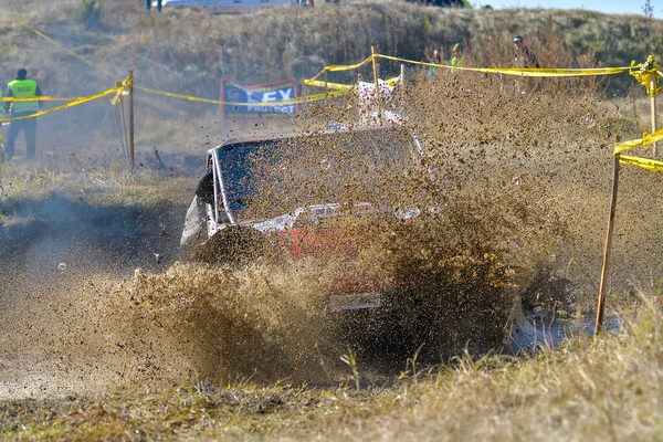 Sarata Monteoru Buzau Romania October 2018 Unknow Competitor Gtc Trophy — Stock Photo, Image