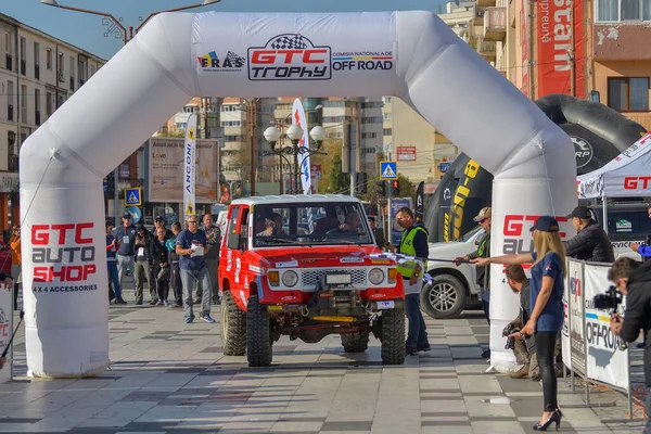 Sarata Monteoru Buzau Romania October 2018 Unknow Competitor Gtc Trophy — Stock Photo, Image