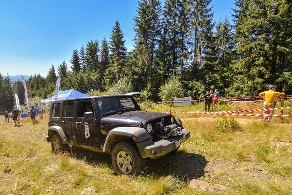 Harghita Bai Miercurea Ciuc Romania Agosto Unknow Competitor Harghita Trophy — Foto Stock