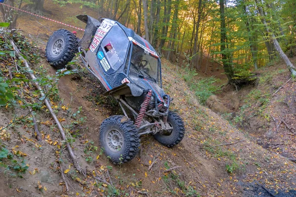 Sarata Monteoru Buzau Romania October 2018 Unknow Competitor Gtc Trophy — Stock Photo, Image