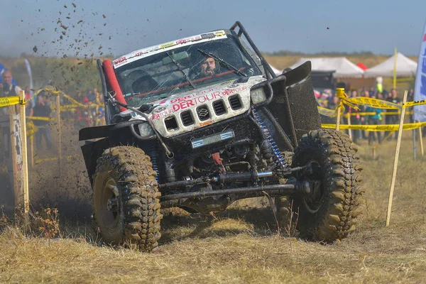 Sarata Monteoru Buzau Romania Octubre 2018 Desconocido Competidor Gtc Trophy —  Fotos de Stock