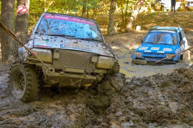 Harghita Bai, Miercurea Ciuc, ROMANIA 10-11 Ağustos: HARGHITA TROPHY 2018 Bilinmeyen Yarışmacı Romanya Off-Road Şampiyonası 'nın en uzun günü.
