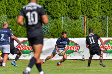 Brasov, Romanya, 29 Ağustos 2020 - SCM RUGBY Timisoara - Oficial - ACS Tomitanii Constanta, yarı final Süper Liga Cec Bank