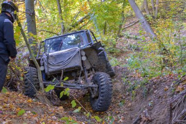 Harghita Bai, Miercurea Ciuc, ROMANIA 10-11 Ağustos: HARGHITA TROPHY 2018 Bilinmeyen Yarışmacı Romanya Off-Road Şampiyonası 'nın en uzun günü.