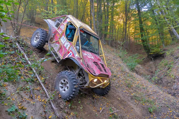 Sarata Monteoru Buzau Romania Octubre 2018 Desconocido Competidor Gtc Trophy — Foto de Stock