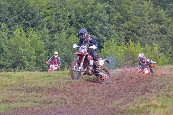 Sibiu Romania Julio Desconocida Competidora Red Bull Romaniacs Hard Enduro —  Fotos de Stock