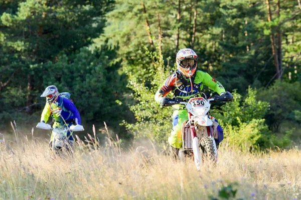 Sibiu Romania Julio Desconocida Competidora Red Bull Romaniacs Hard Enduro —  Fotos de Stock