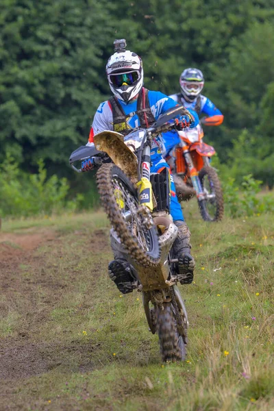 Sibiu Rumänien Juli Unbekannter Teilnehmer Bei Red Bull Romaniacs Hard — Stockfoto