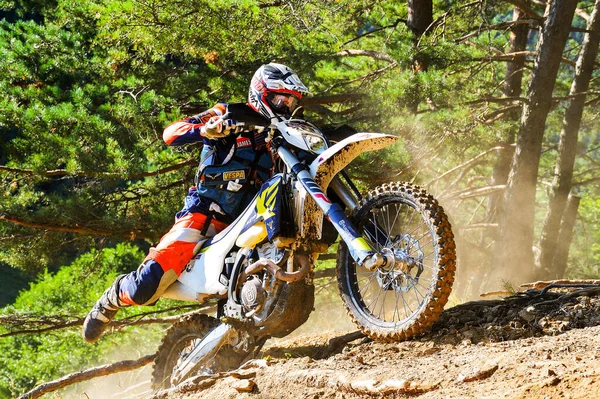 Sibiu Roménia Julho Competidor Desconhecido Red Bull Romaniacs Hard Enduro — Fotografia de Stock