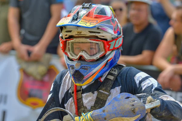 Sibiu Romania 7月28日 Red Bull Romaniacs Hard Enduro Rallyで知られていないライバル 世界で最も過酷なエンデューロ — ストック写真