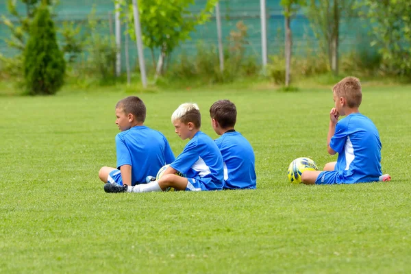 Ghimbav Brasov Romania Agosto Campamento Entrenamiento Fútbol Para Niños Niños — Foto de Stock