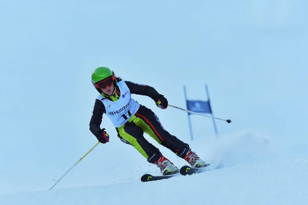 Brasov Romania Şubat 2017 Romanya Daki Genç Yarışmacılar Husqvarna Cup — Stok fotoğraf