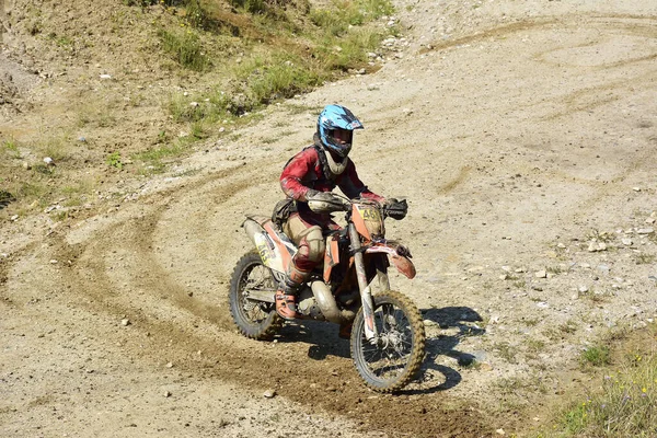 Sibiu Romania July Competitor Red Bull Romaniacs Hard Enduro Rally — 스톡 사진