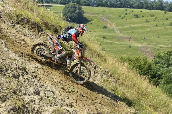 Sibiu Romanien Juli Juli Copetitors Red Bull Romaniacs Hard Enduro — Stockfoto