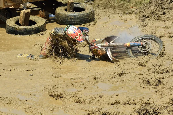 Sibiu Rumänien Juli Teilnehmer Der Red Bull Romaniacs Hard Enduro — Stockfoto