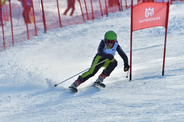 Brasov Romania Febrero 2017 Jóvenes Competidores Rumania Husqvarna Cup Junior —  Fotos de Stock