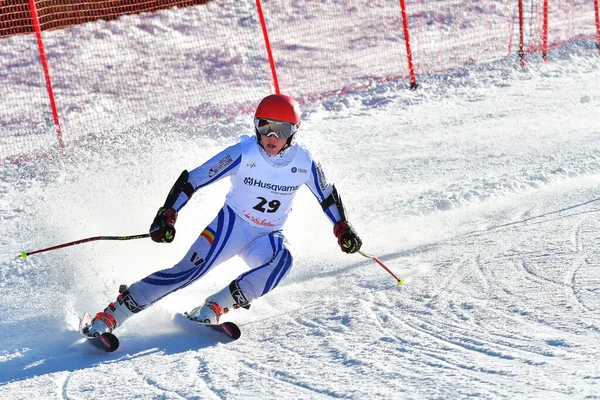 Brasov Romania Febrero 2017 Jóvenes Competidores Rumania Husqvarna Cup Junior —  Fotos de Stock