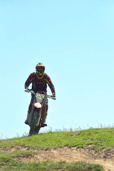 Sibiu Romania July Competitor Red Bull Romaniacs Hard Enduro Rally — Fotografia de Stock