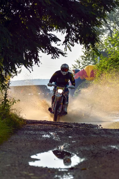 Sibiu Romanien Juli Okänd Konkurrent Red Bull Romaniacs Hard Enduro — Stockfoto