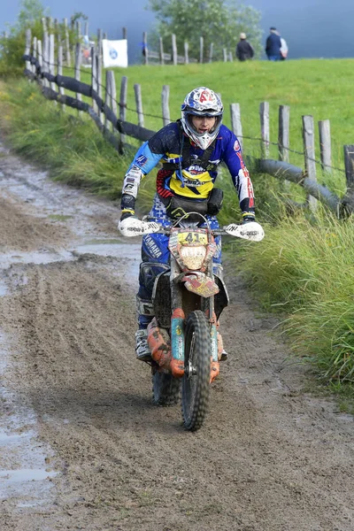 Sibiu Roumanie Juillet Concurrent Enduro Dur Roumain Taureau Roumain Rallye — Photo