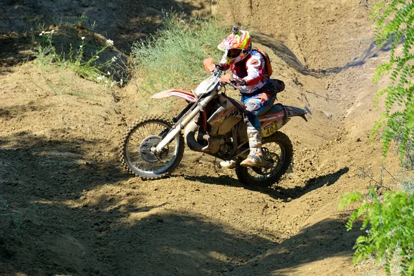 Sibiu Romanien Juli Juli Copetitors Red Bull Romaniacs Hard Enduro — Stockfoto