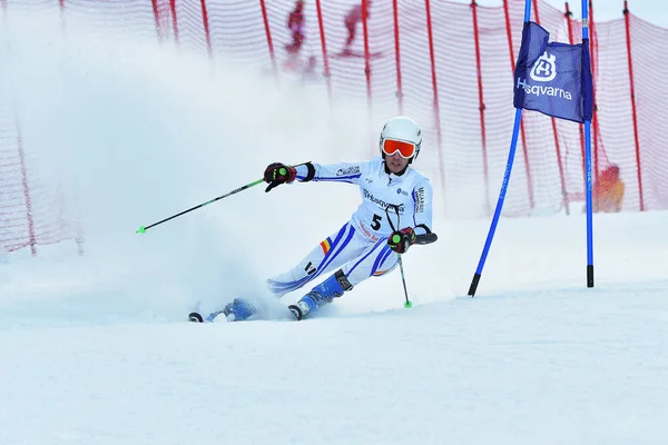 Brasov Romania Febrero 2017 Jóvenes Competidores Rumania Husqvarna Cup Junior —  Fotos de Stock