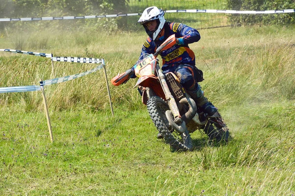 Sibiu Румыния Июля Конкурент Red Bull Romaniacs Жесткий Эндуро Ралли — стоковое фото