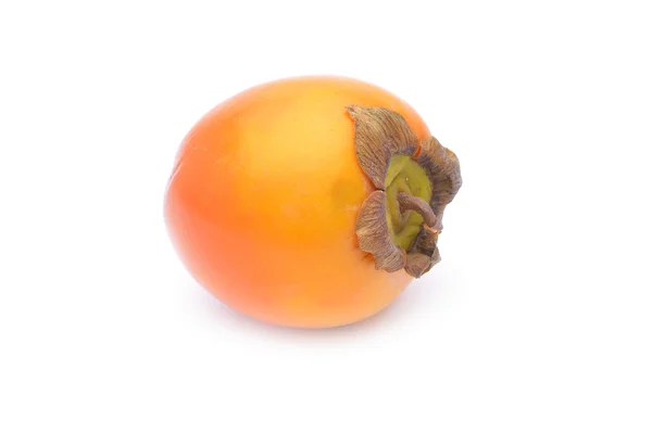 Persimmon frukt på vit bakgrund — Stockfoto