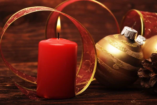 木の板のクリスマス装飾 — ストック写真