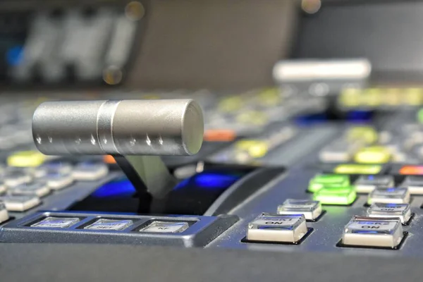 Equipo Sala Control Para Producción Televisión —  Fotos de Stock