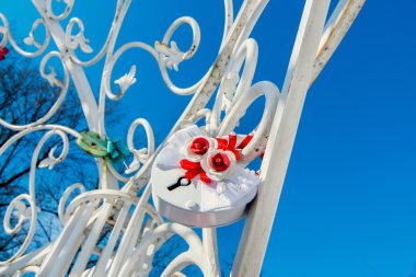 Düğün asma kilit.