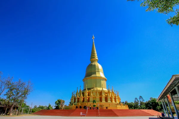 Wat Wang Nam Yen Large Beautiful Chedi Containing Relics Lord — Stock Photo, Image