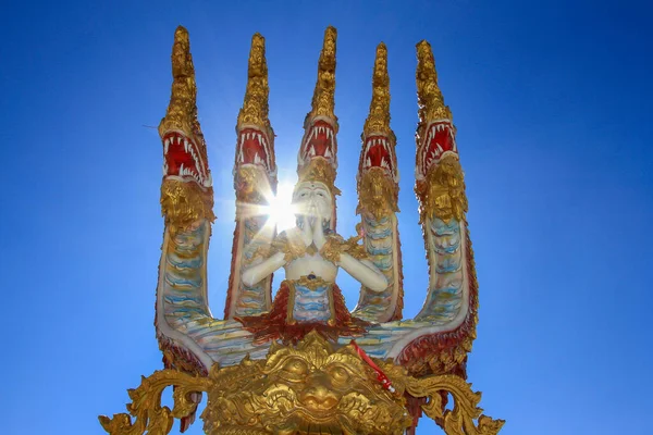 Wat Wang Nam Yen Grand Beau Chedi Contenant Les Reliques — Photo