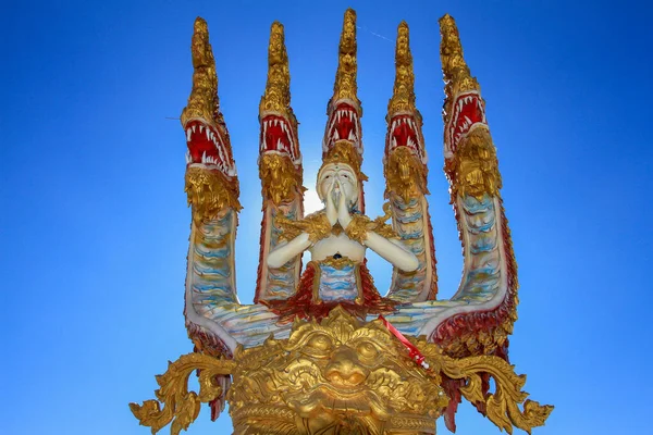 Wat Wang Nam Yen Grand Beau Chedi Contenant Les Reliques — Photo