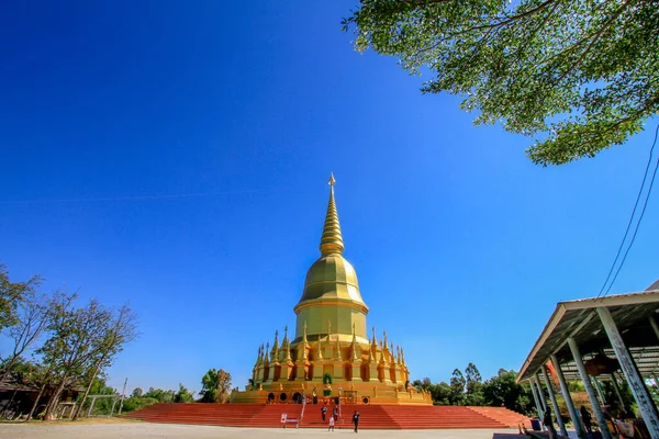 Wat Wang Nam Yen Large Beautiful Chedi Containing Relics Lord — Stock Photo, Image