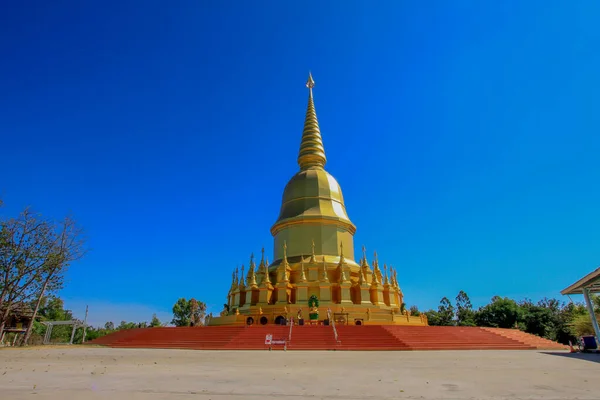 Wat Wang Nam Yen Der Provinz Maha Sarakham Thailand Gibt Stockbild