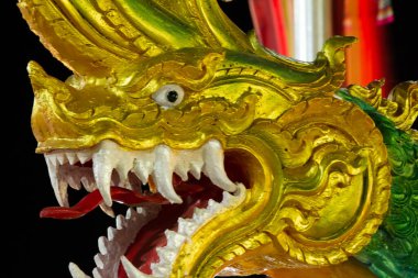 Phaya Naga heykeli Wat Phu Sing (Tayland Tapınağı), Kalasin Eyaleti, Tayland