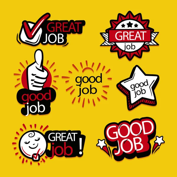 Good Job Badgeストックベクター ロイヤリティフリーgood Job Badgeイラスト ページ 3 Depositphotos
