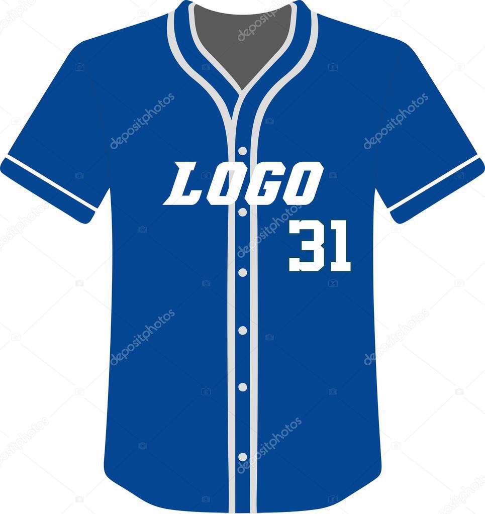 Baseball Jersey Sublimated Sports Uniforms Design and Template vector 