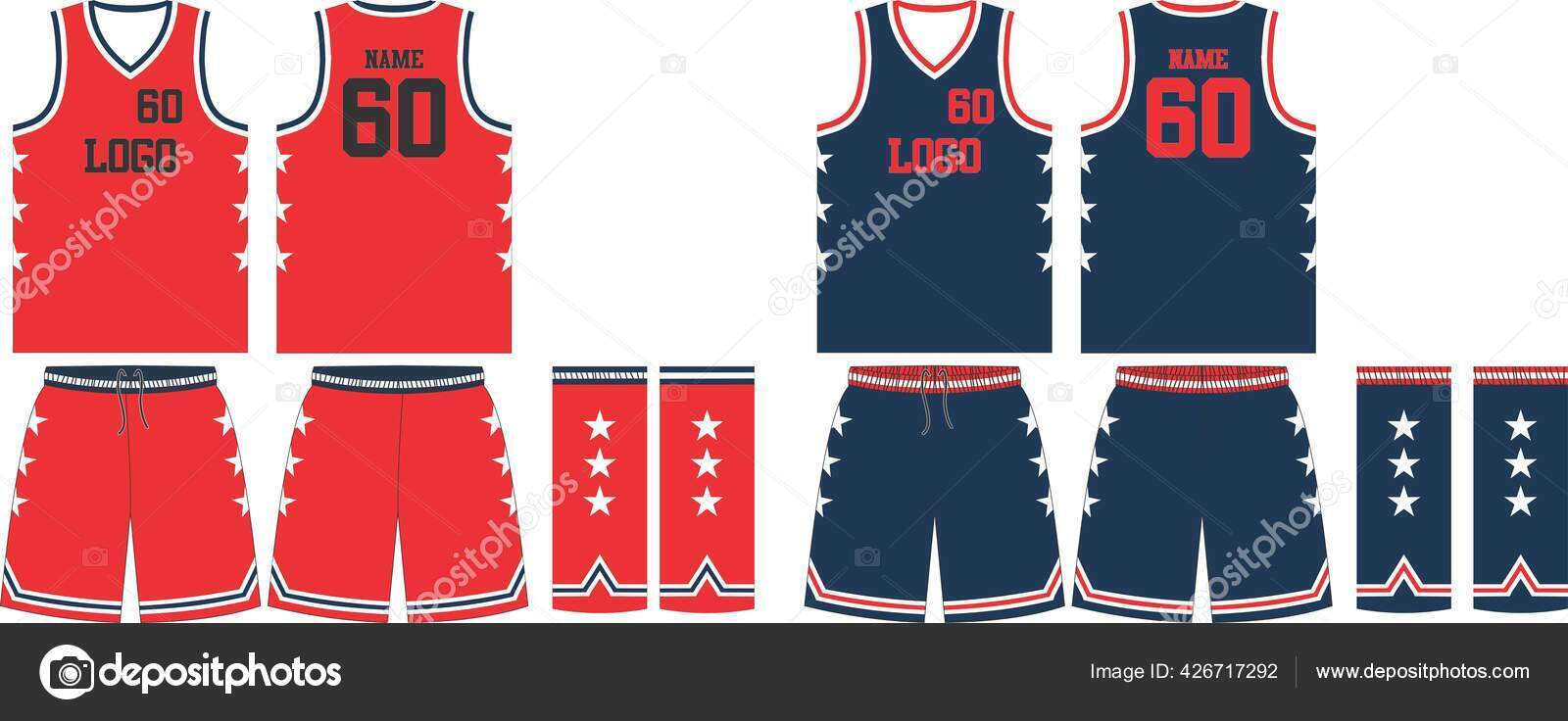 Basketball Uniform Custom Design Mock Ups Templates Design