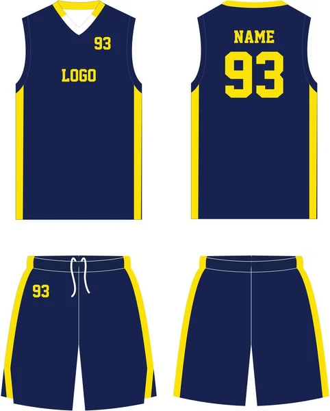 Basketball Tshirt Design Uniform Set Of Kit Basketball Jersey