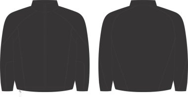 Gençlik Fırtınası Tam Zip Eğitimi Üst Vektörleri