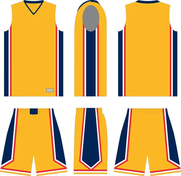 Assist Basketball Uniforms Vectors — Stockový vektor