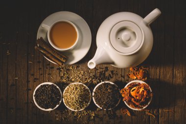 Masala çay baharatlar ile